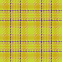 Vector plaid fabric. Background seamless texture. Pattern check textile tartan.