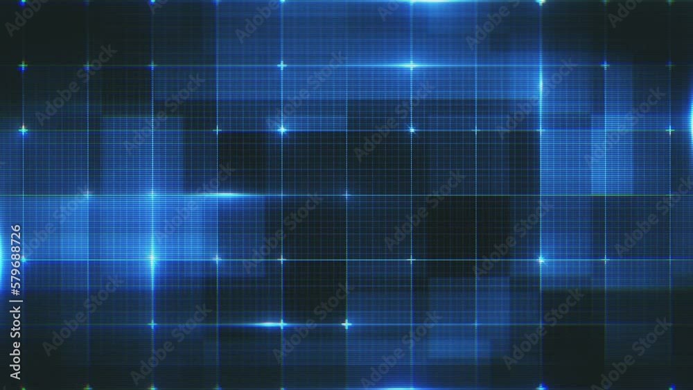 Poster abstract digital data technology grid/ 4k animation of an abstract background with digital data tech