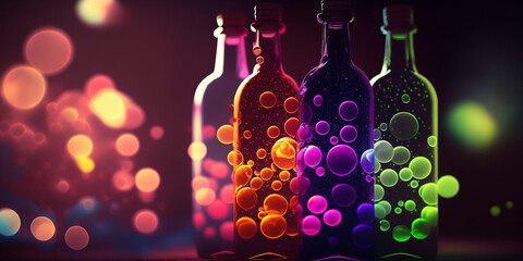 Colorful Bokeh Background for Product Photography