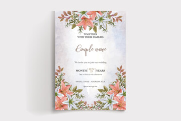 Obraz premium Save the date wedding invitation templates