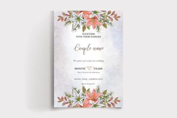 Save the date wedding invitation templates