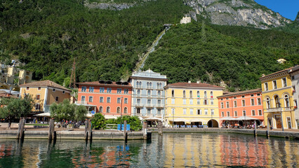 Riva am Gardasee in Italien mit Hotel Europa