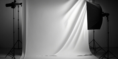 White Fabric Background for Product Photography