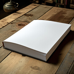 Fototapeta premium book on table