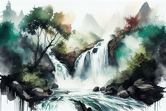 Lush forest waterfall Live Wallpaper - free download-kimdongho.edu.vn