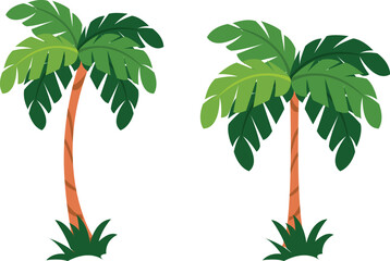Palm tree vector and arts 