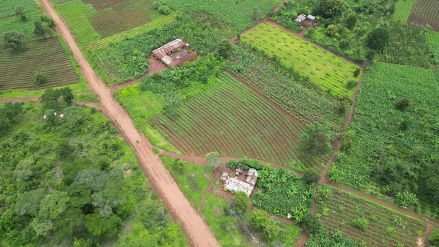 Rural village in Tanzania, Africa