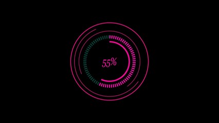 abstract beautiful circle  loading icon illustration background   