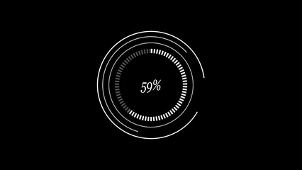 abstract beautiful circle  loading icon illustration background   