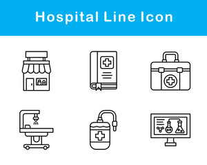 Hospital Vector Icon Set