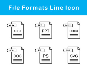 File Formats Vector Icon Set