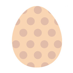 Easter egg isolated on white