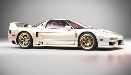 JDM Japanese classic 1990s cars wallpaper. Created with generative Ai technology