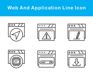 Web And Application Vector Icon Set
