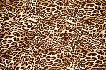 Fototapeten Leopard effect, fabric pattern. Background sample, seamless background print texture. Animal textil design. © Anna Žolnay