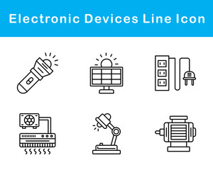 Electronic Devices Vector Icon Set