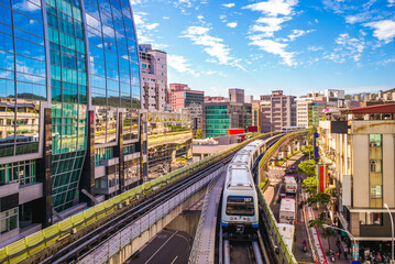 Fototapeta premium Taipei Metro system in taipei city, taiwan