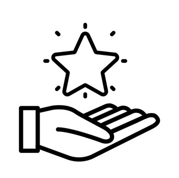 Bonus points icon. A discount symbol with a star. Loyalty program icon. vector illustration.