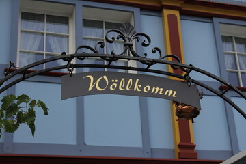 Obraz premium street sign, appenzell, switzerland