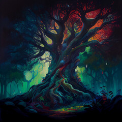 Fototapeta na wymiar Enchanted Tree