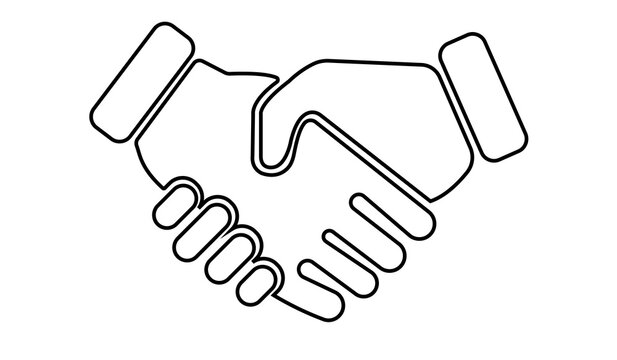 hand shake icon logo design, hand shake illustration, agreement icon, hand shake without background, Handshake outline icon, shake hand outline icon logo design