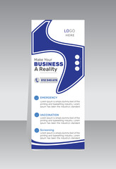 Modern business agency stands roll up banner design stands template layout.editable roll-up banner vector.
Roll up banner set design for business agency