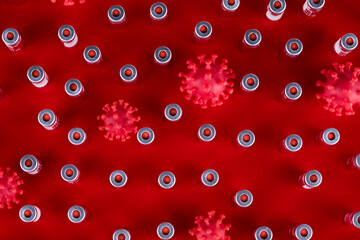 Pandemic medical health risk concept, corona virus