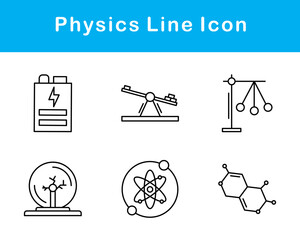 Physics Vector Icon Set