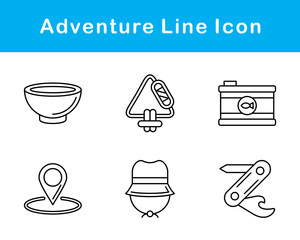 Adventure Vector Icon Set
