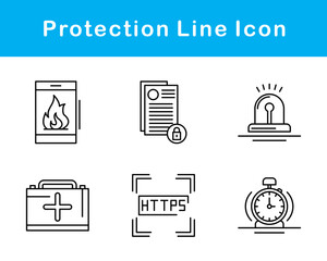 Protection Vector Icon Set