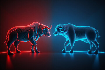 Fototapeta premium Bull market, Buisness