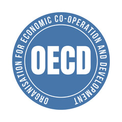 OECD organisation for economic co-operation and development symbol icon	