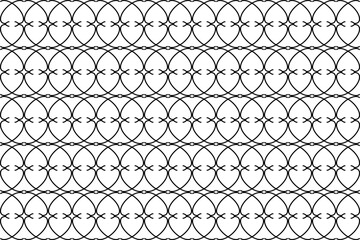 Abstract Geometric Black Hipster Art Deco Pattern Print