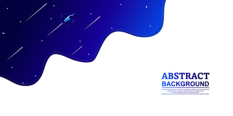 background with space illustration, as well as white space to provide text or photo, easy to edit and very attractive design, futuristic, modern, and friendly.