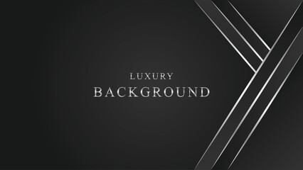Vector abstract silver luxury backgrounds with geometric graphic elements for poster, flyer, digital board and concept design