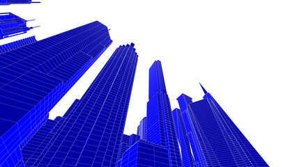 skyscrapers in the city