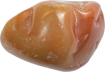 healing stone cut out on transparent background.