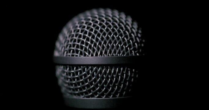 Shadow passing through microphone