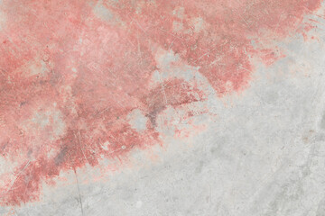 Gray and Red Grunge concrete texture background.