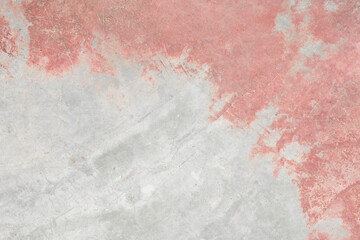 Gray and Red Grunge concrete texture background.
