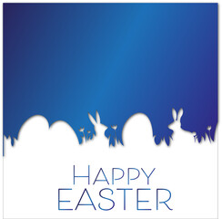 Happy Easter, background, Rabbit, Egg, 