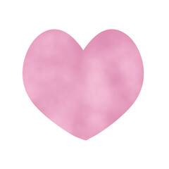 Cute heart shape. Pink love icon.decorative heart illustration