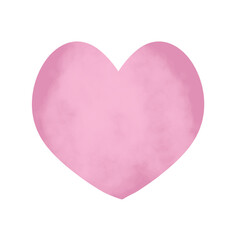 Cute heart shape. Pink love icon.decorative heart illustration
