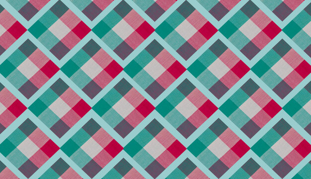 Seamless tartan plaid pattern background. 