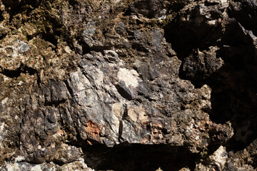 mountain stone in the natural environment