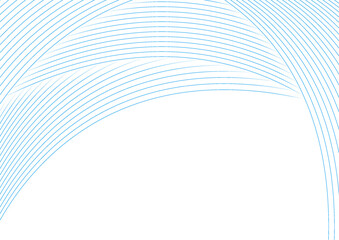 Blue white minimal wavy lines abstract corporate background. Vector digital art design