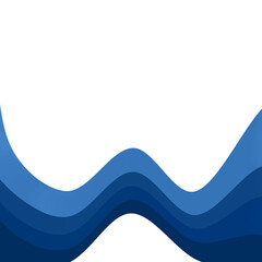 Blue wave border.ocean wave.wave gradient.