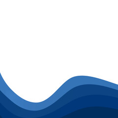 Blue wave border.ocean wave.wave gradient.