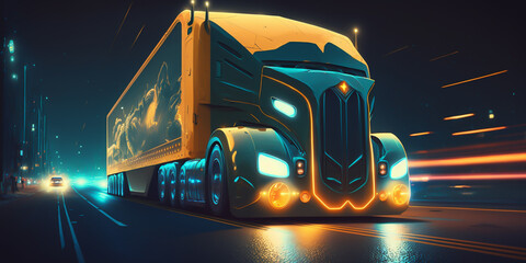 Autonomous semi trucks are the future of transportation. Self driving vehicles use sensors and sophisticated algorithms to navigate roads safely and efficiently, cost-effective. generative ai.