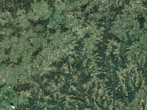 Canton Clervaux, Luxembourg. High-res satellite. No legend